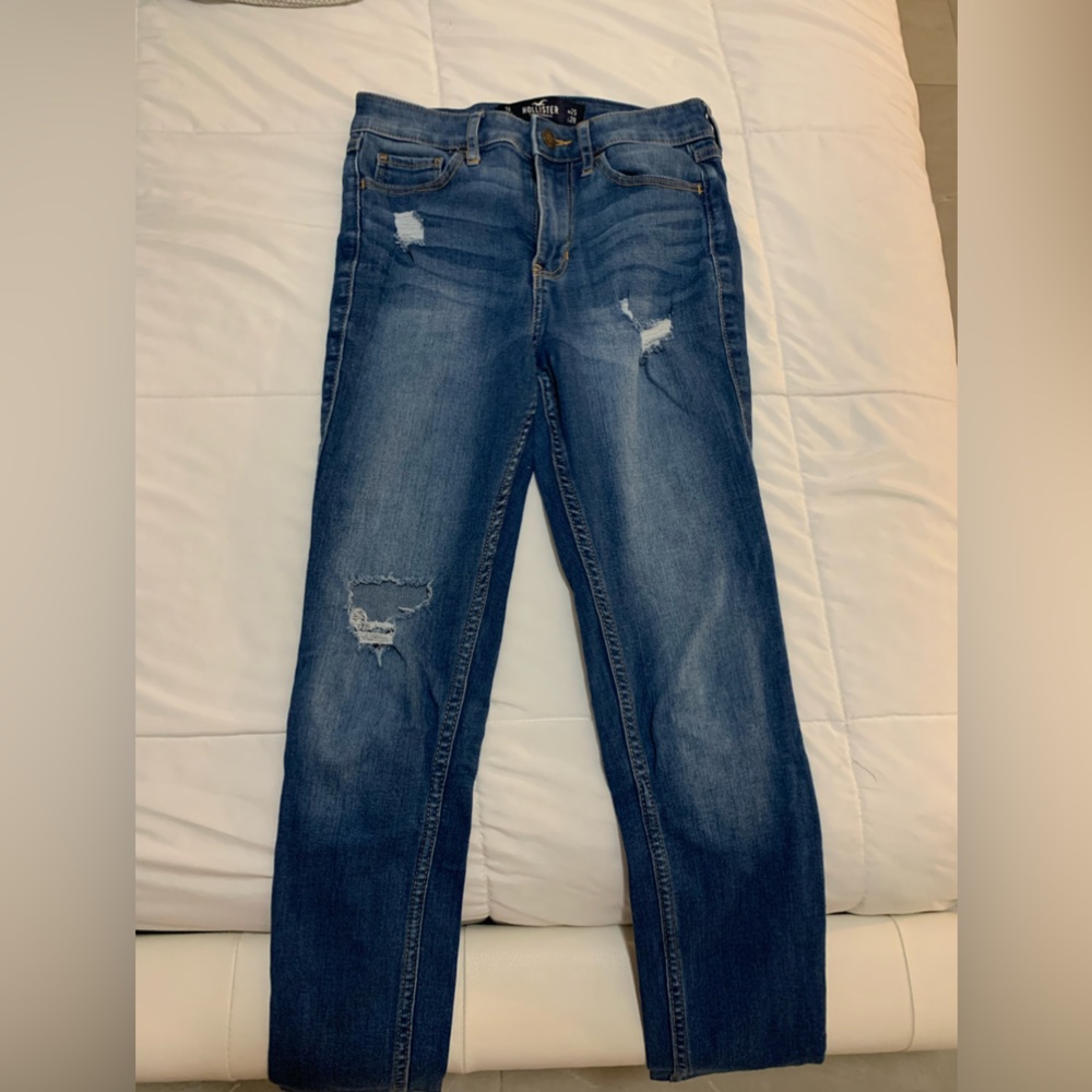 Hollister ripped jeans